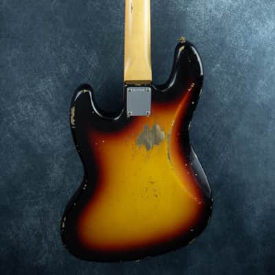 Fender Custom Shop Jason Smith Masterbuilt 1960 Jazz Bass Relic 3 Tone Sunburst R147242 image 4