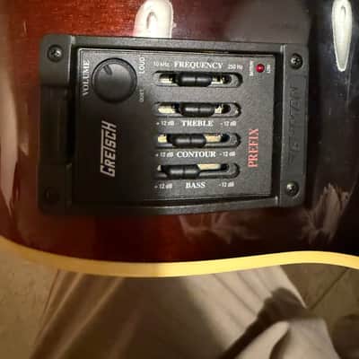 Gretsch G3700 Historic Series Jumbo Acoustic with Fishman Preamp Tobacco Sunburst + Guitar Case image 7