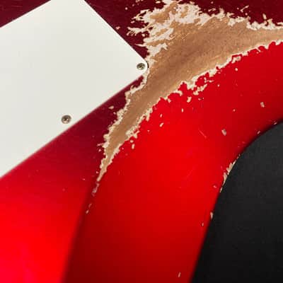 Fender Custom Shop 1958 Stratocaster, Heavy Relic-Faded Aged Candy Apple Red image 12