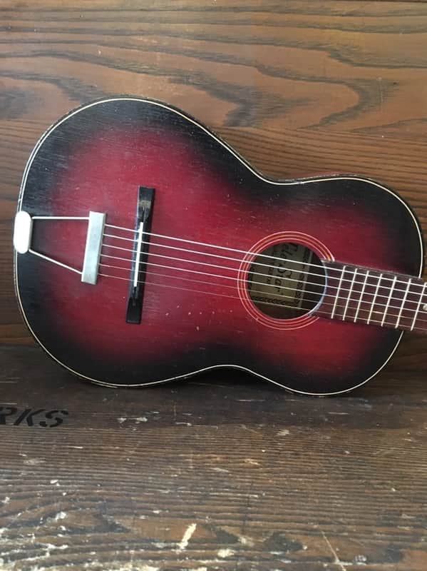 Telestar "Quality Guitar" acoustic 22" scale 1960's Sunburst image 1