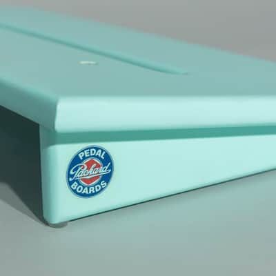 Packard Pedal Boards 24" Custom Wooden Pedal Board with Gig Bag - Sea foam Green image 3