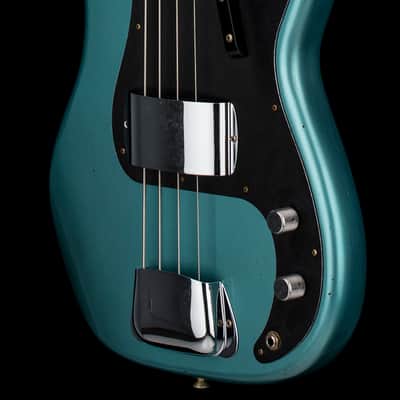 Fender Custom Shop Empire 58 Precision Bass Journeyman Relic - Aged Teal Green Metallic #88222 image 7