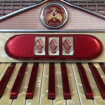Beltone Deluke Accordion 120 Bass Made in Italy image 3