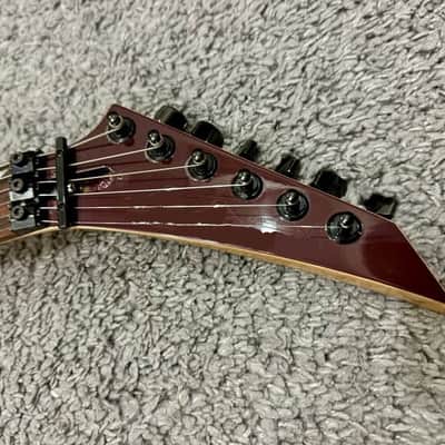 Custom Bordeaux Dinky 1990s Unique SCHALLER Superstrat guitar Active pickups Custom Shop Shred Machine Metal Strat solid body Lightweight exclusive image 5