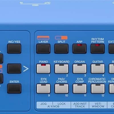 Yamaha MX49 Music Synthesizer - Blue image 5