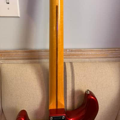 Fender Vintage Hot Rod '57 Stratocaster 2007 - 2013 - Candy Apple Red image 9