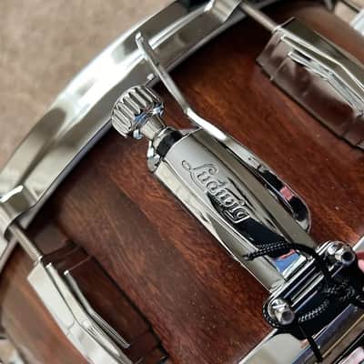 MINT - Daville (Doc Sweeney) 5.75x14 Caribbean Rosewood 8 lug stave, Canopus and extra wires image 2