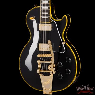 Epiphone Joe Bonamassa 1959 Les Paul Custom with Bigsby Antique Ebony 9.95 lbs image 2