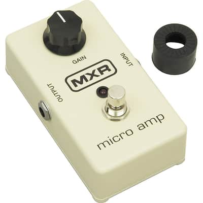 MXR Micro Amp M133 Effects Pedal w/New Power & Patch Cable image 3