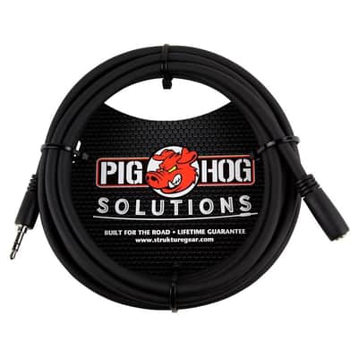 2 Pack Pig Hog Solutions PHX35-10 HeadPhone Extension Cable, 3.5mm 10ft - New image 2