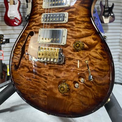 PRS Wood Library Special 22 Semi Hollow - Custom Color Smokeburst w/Paisley Case & PLEK*D #551 image 3