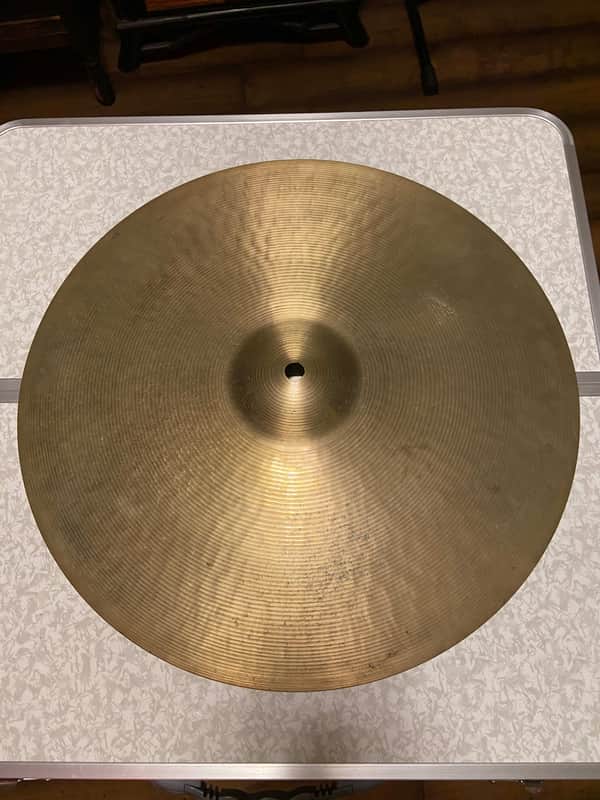 Paiste 19" Formula 602 "Pre-Serial" Medium Ride Cymbal 1959 - 1971 image 1