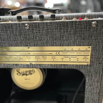 Supro 1699R Statesman 2-Channel 50-Watt Tube Guitar Combo Amp w/ Footswitch - Open Box image 12