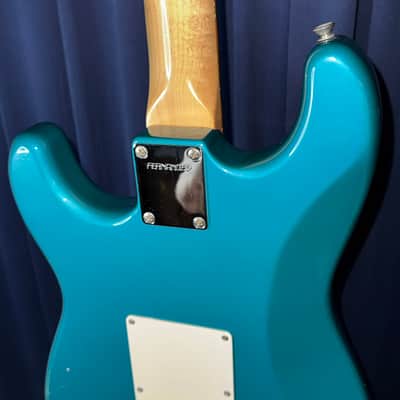 Fernandes Strat Copy - Teal image 17