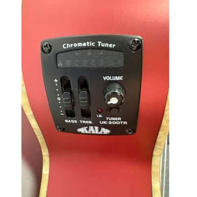 Kala Archtop Tenor Acoustic Electric Ukulele - Chicago Red image 8