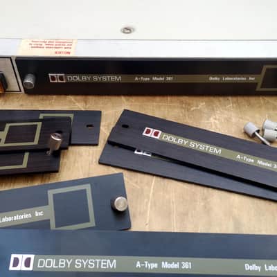 NEW! MINT! Access Plate/Emblem/Thumbscrews for Dolby 361 Noise Reduction Frame image 22