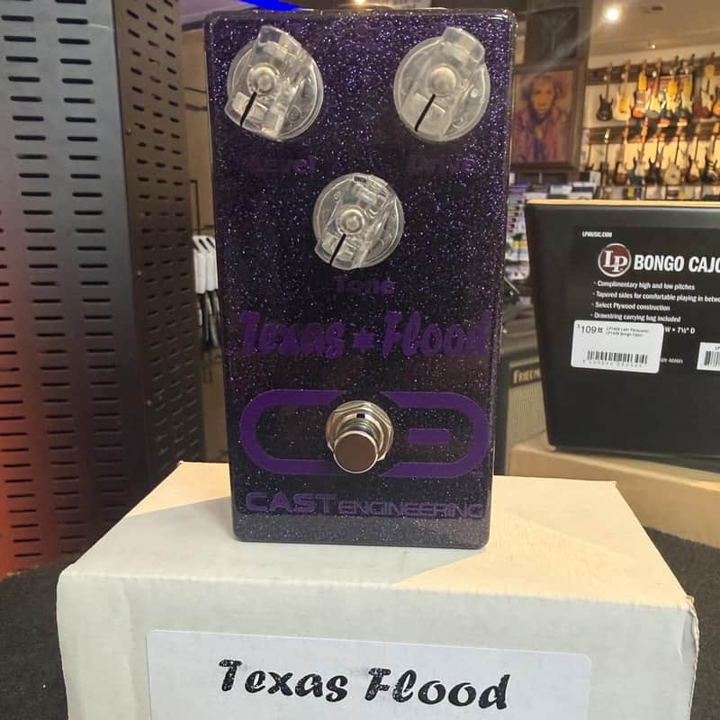 Cast Engineering Texas Flood Over Drive Pedal **Very Rare** (Pre-Owned) image 1