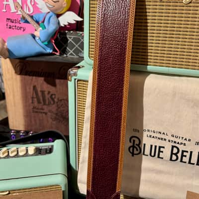 Blue Bell Straps PARIS TEXAS Special Collection EXCLUSIVE for Al’s Music Factory  OLD CHERRY CIERVO image 3