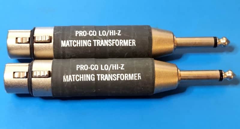 Proco XLR-TS Inline Isolation Transformers (x2) image 1