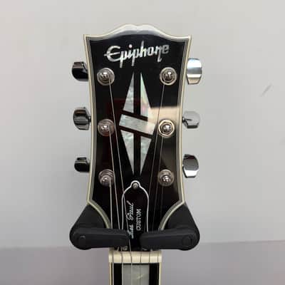 Used Epiphone Les Paul Custom Adam Jones Signature Electric Guitar Silver Burst with Original Case 2024 image 4