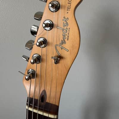 Fender American Standard Telecaster (Black) with Rosewood Fretboard 1999-2000 with Hard Shell Case image 5