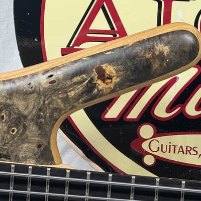 Warwick Limited Edition #39 of 100 Teambuilt Corvette $$ Double Buck 5-String Bass 2019 - Natural Transparent Satin Multicolor image 2