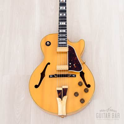 1980 Ibanez George Benson Signature GB10 Archtop Electric Guitar Natural Near-Mint, Japan Fujigen image 2