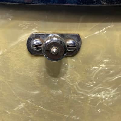 Slingerland - 5.5x14" 6 Lug Snare Drum 1960s - Marine Pearl image 12