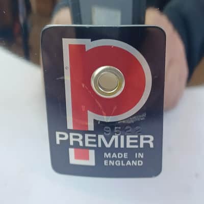 Premier 5x14"Snare Drum Chrome Steel Model#1005 8Lug England Vintage70 NEW Heads image 2