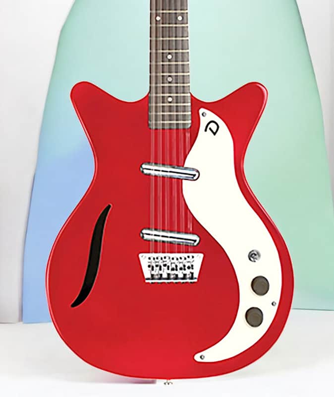 Danelectro'59 Vintage 12 String Red Metallic New, D59V12-MR image 1