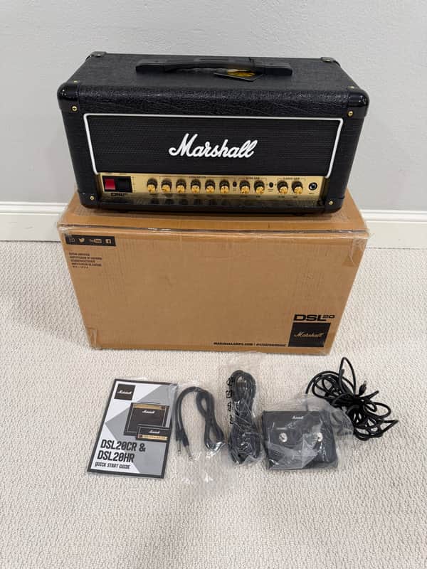 Marshall DSL20HR 20 Watt EL34 Tube Amplifier Amp Head 2025 image 1