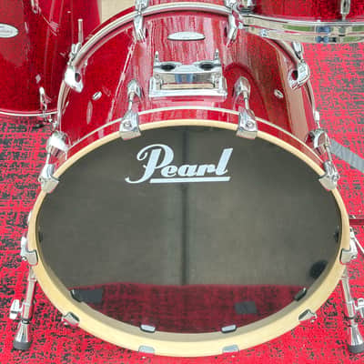 Pearl Music City Custom Maple/Gum Shell Pack 2025 - Red Glitter image 5