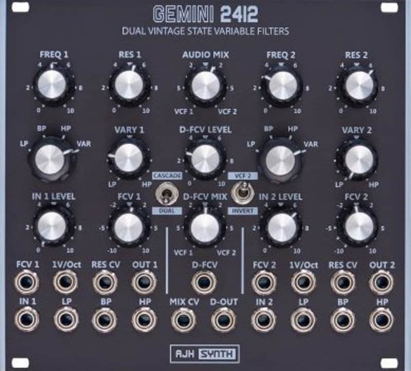 AJH SYNTH GEMINI 2412 SVF BLACK EDITION : BRAND NEW :  [DETROIT MODULAR] image 1