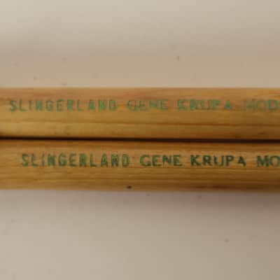 Vintage Rare Slingerland Gene Krupa Signature Drum Stick Pair image 3