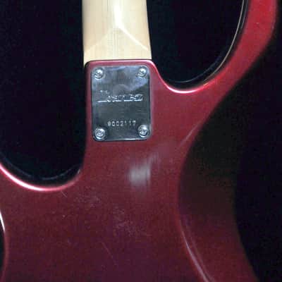 1990 Ibanez EX Series EXB-404 - Burgandy Red image 5