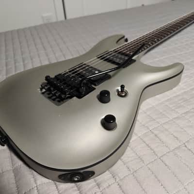 Schecter Stealth C-1 FR 2014 - Satin Silver w/Case image 4