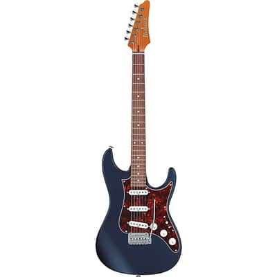 Ibanez AZ2203N TDBF Prestige Electric Guitar. Dark Tide Blue Flat with Case image 4