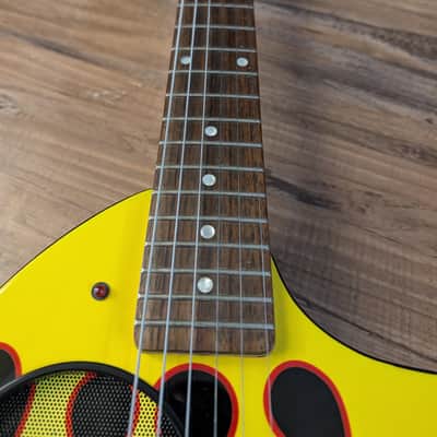 Fernandes Nomad Deluxe DIGI-ZO Hyper ZO-3 Digital Effects Travel Guitar 2005 Flame Graphics image 12
