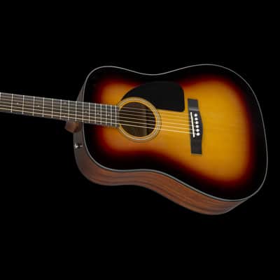 Fender CD-60 Walnut Fingerboard Dreadnought V3 Sunburst With Case image 5