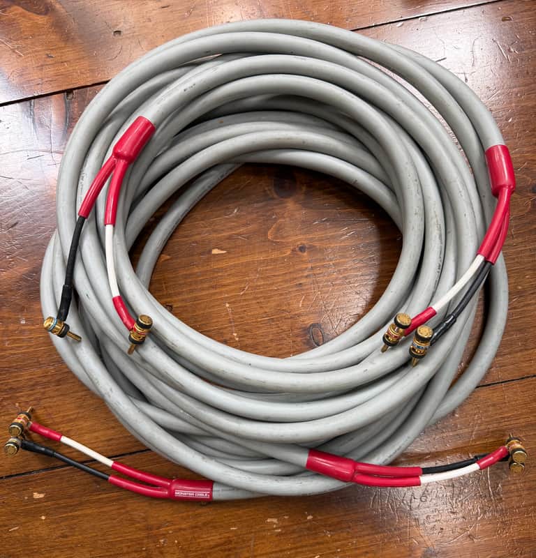 Monster Cable M1 Speaker Cable 2-24 1/2 foot lengths image 1