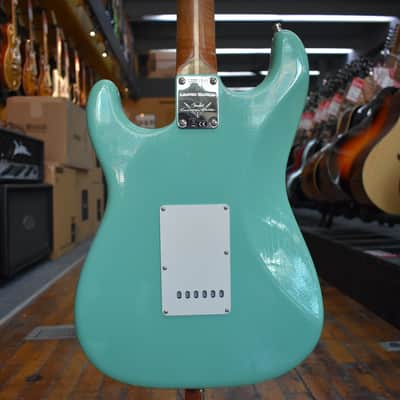 Fender Custom Shop Limited Edition Roasted 50s Stratocaster Deluxe Closet Classic 2024 Faded Aged Sea Foam Green w/Tweed Case image 3