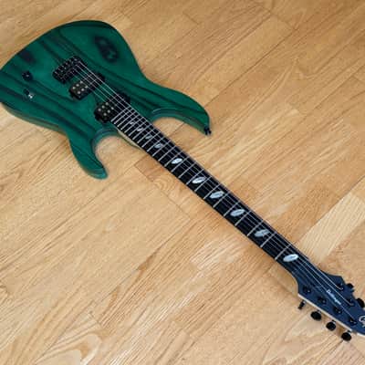 Caparison Dellinger II FX-AM Dark Green Matt With Case - Railhammer Pickups image 1