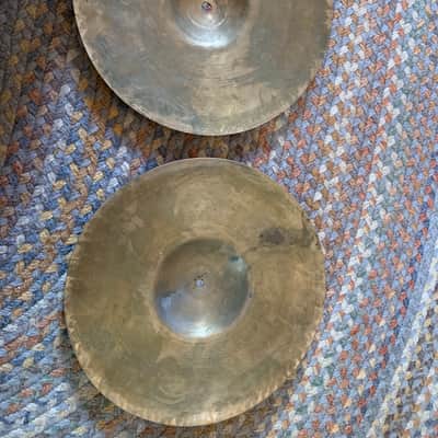 Zildjian K Constantinople ANTIQUE 12” Hi Hat Cymbals 1930s - Bronze image 4