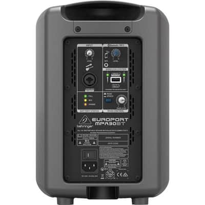 Behringer Europort MPA30BT 6  2-Way All-in-One Portable 30W Bluetooth Speaker image 5