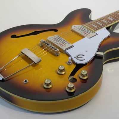 Epiphone Casino VS Hollow Body Electric Guitar in Vintage Sunburst - Mint! image 9