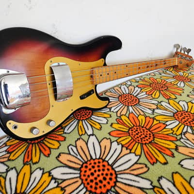 1958 Fender Precision Bass (P-Bass) - Sunburst Bild 4