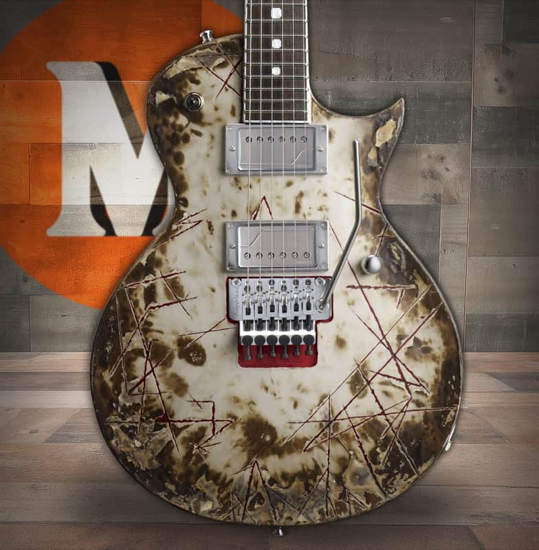 ESP RZK-II Richard ZK Electric Guitar - Burnt (ERZKIIF) | Reverb