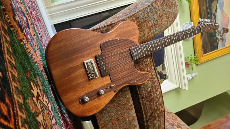 Zi Guitar P90 Mahogany Esquire Telecaster image 1