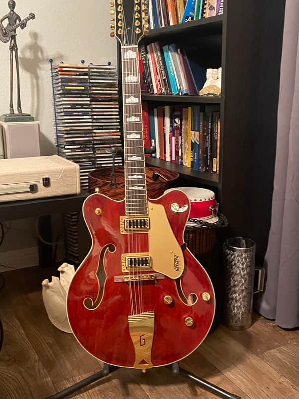 Gretsch G5422G-12 Electromatic Classic 2022 - Present - Red Single Barrel Burst image 1