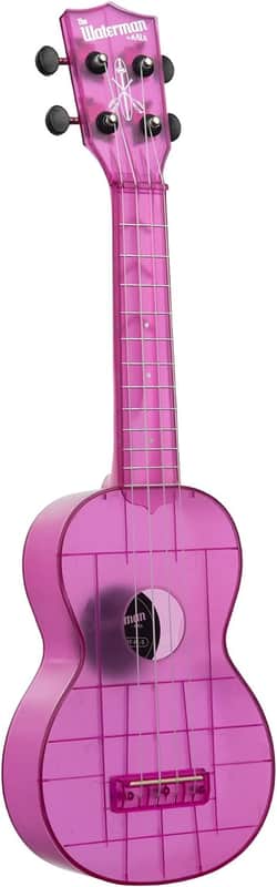 Kala KA-WMT-PL-S Soprano Waterman Sea Glass Ukulele - Amethyst Purple image 1
